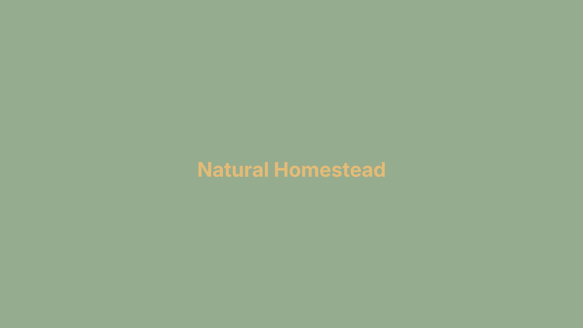 page 1 of Natural Homestead